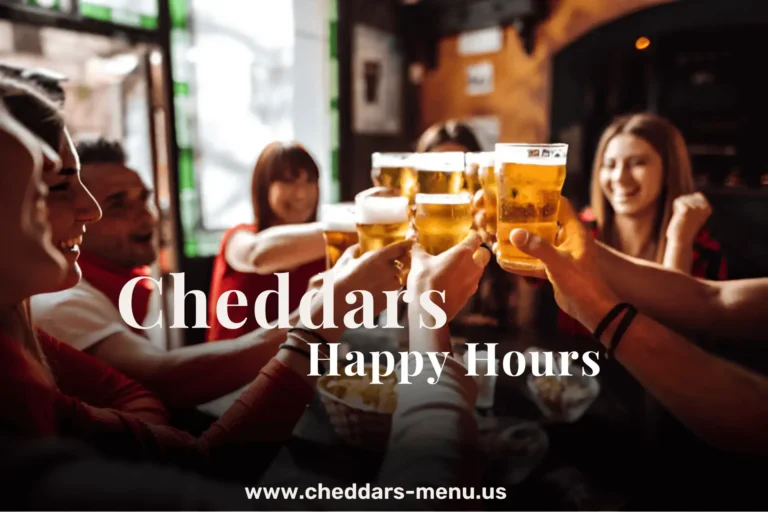 Cheddars Happy hours