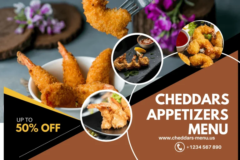 Cheddars Appetizers Menu